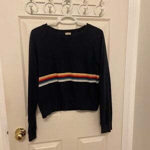 Brandy Melville Rainbow Striped Top